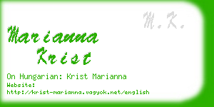 marianna krist business card